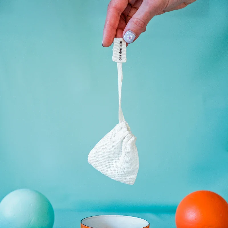Lot de 2 sachets de thé en coton bio - Image 2