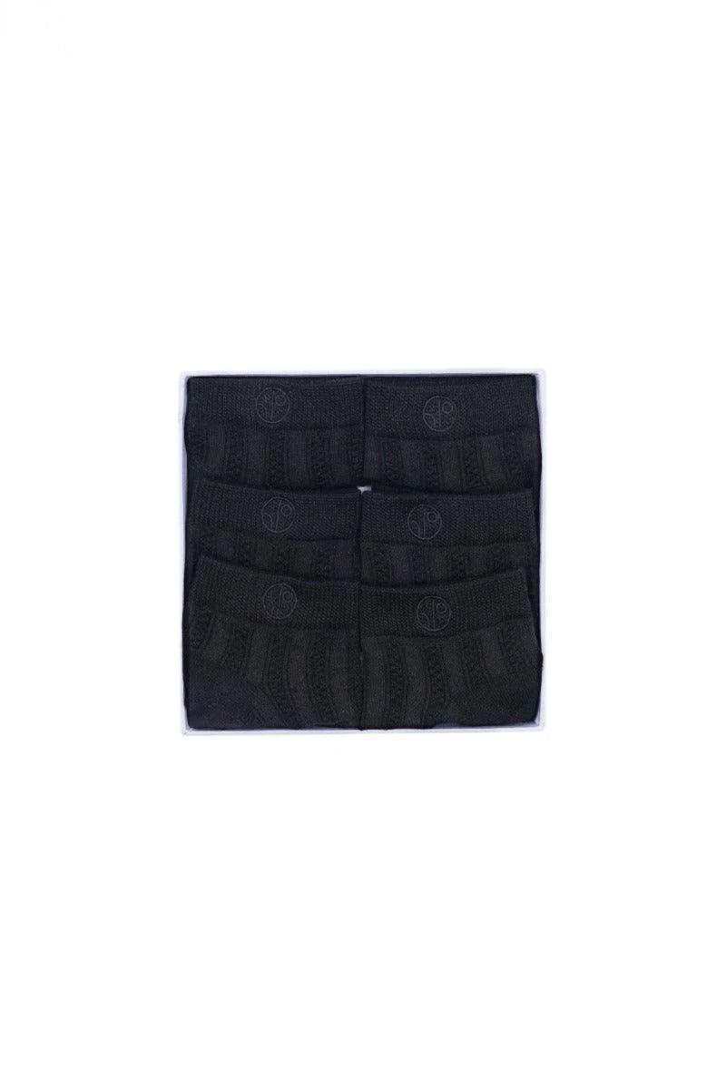 Lot de 3 chaussettes courtes - noires - Image 2