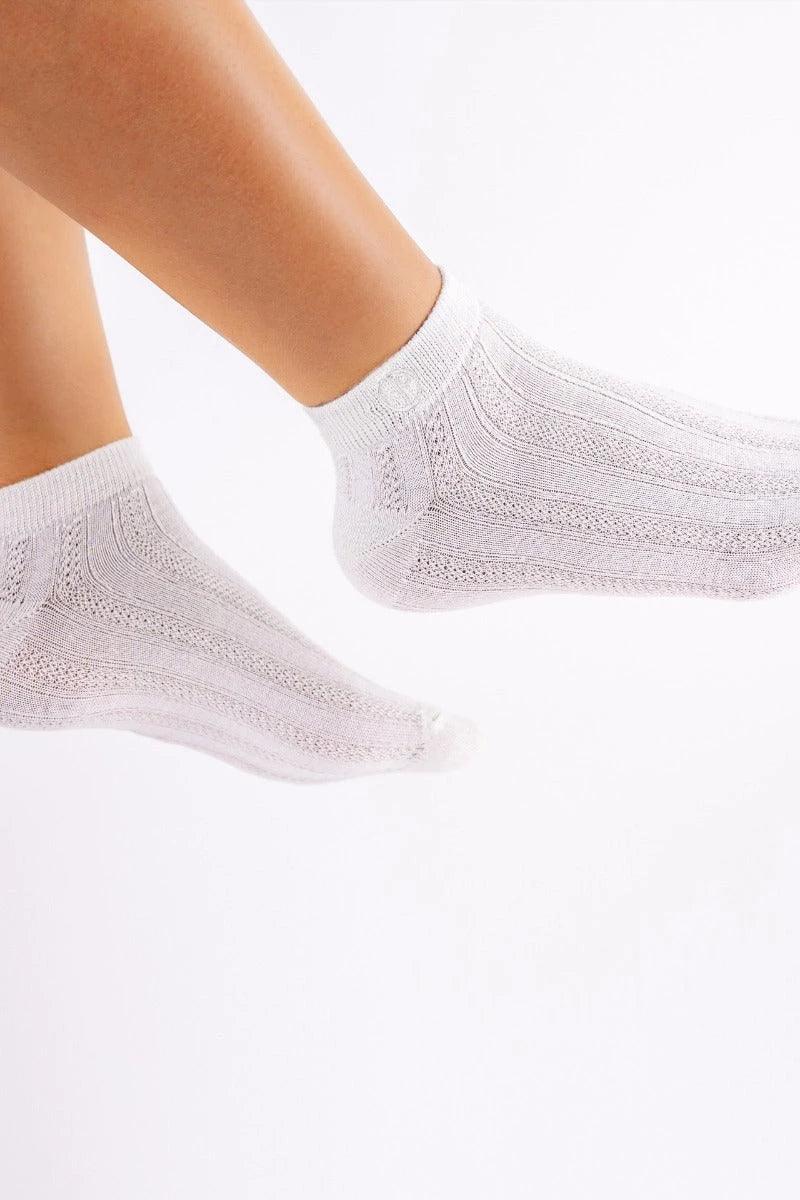 Lot de 3 chaussettes courtes - noires et blanches - Image 4