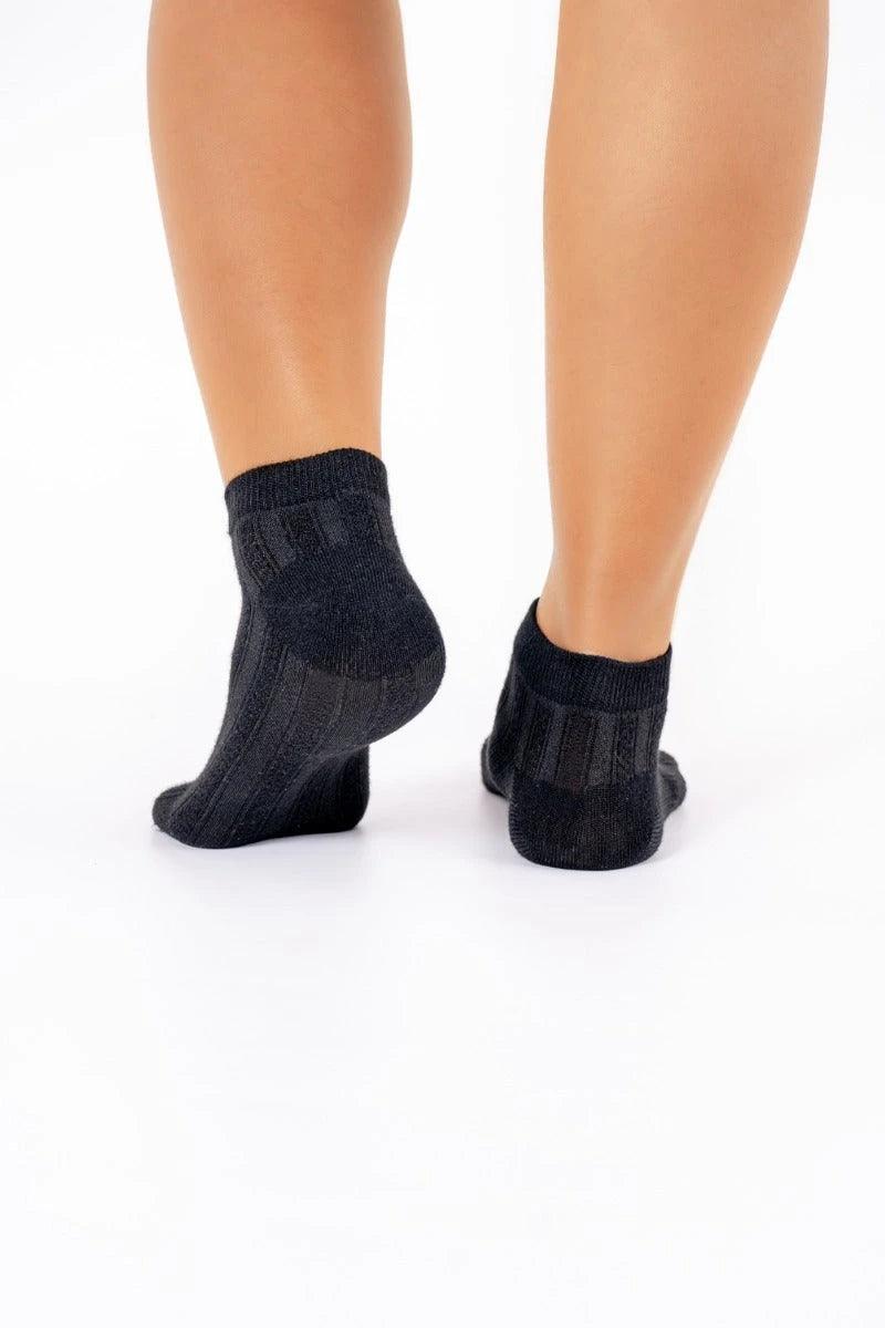 Lot de 3 chaussettes courtes - noires et blanches - Image 6