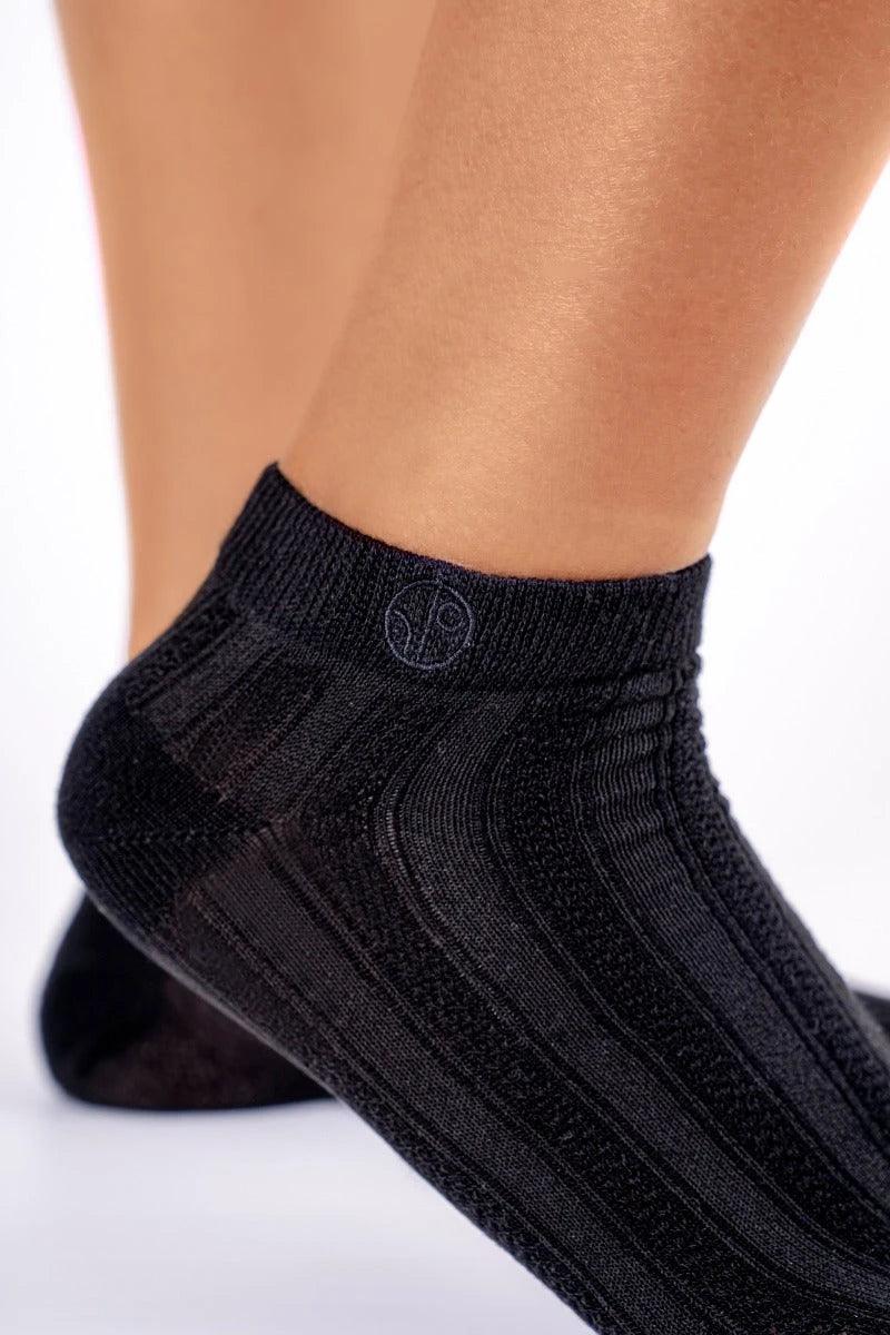 Lot de 3 chaussettes courtes - noires et blanches - Image 7