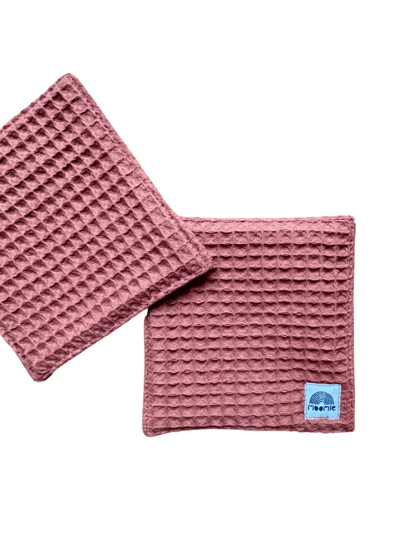 Lot de 3 lingettes nid d'abeille (5 couleurs) - Image 4