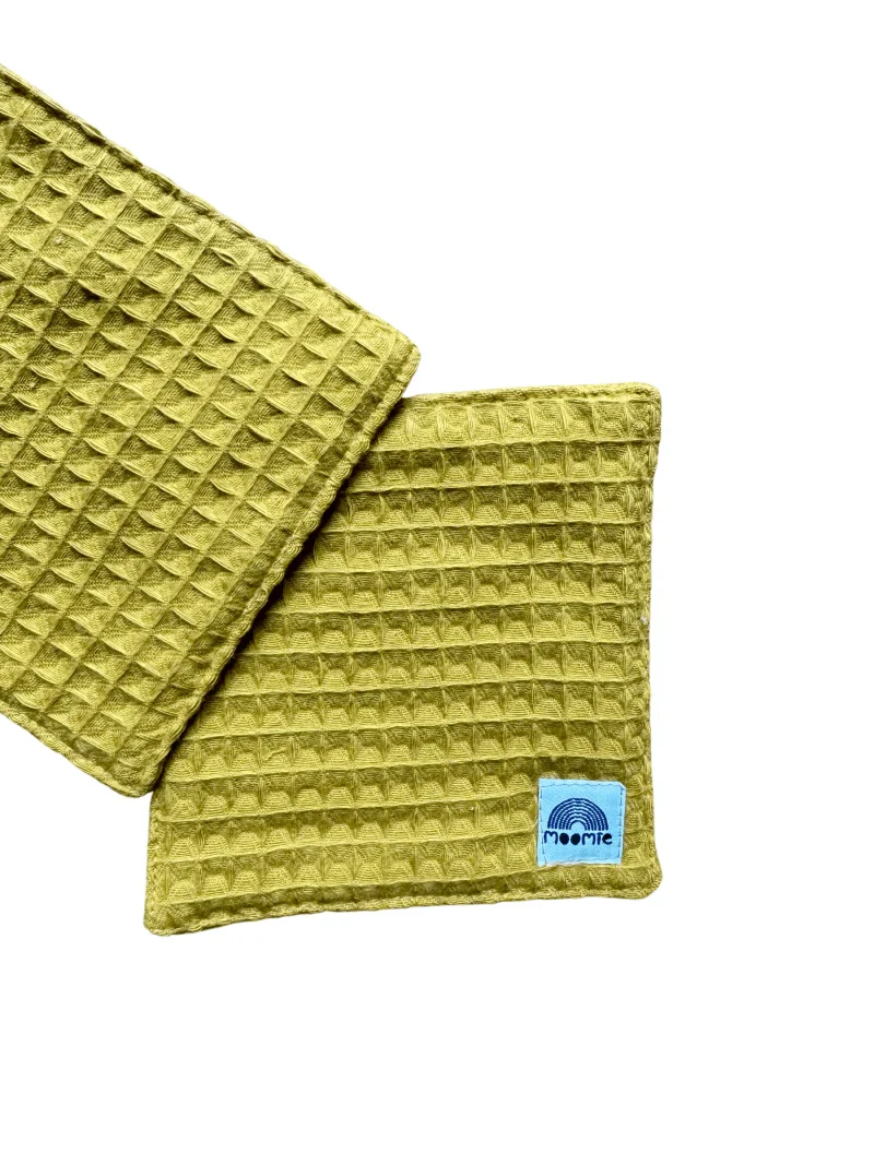 Lot de 3 lingettes nid d'abeille (5 couleurs) - Image 7