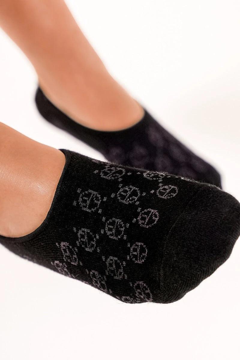 Lot de 3 socquettes - 1 paire blanche et 2 paires noires - Image 5