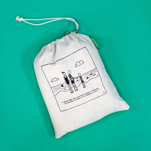 Lot de 6 sachets pour fruits et légumes zéro déchet x Collab avec Art of Boo - Image 3