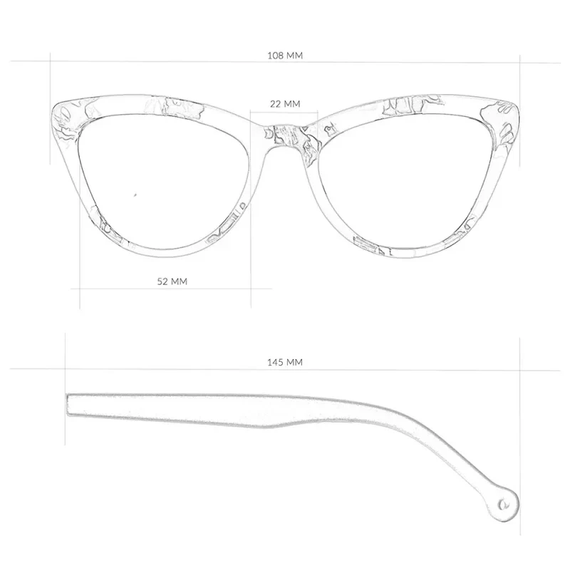 Lunettes de soleil polarisées unisexes en plastique recyclé - Concina - Image 8