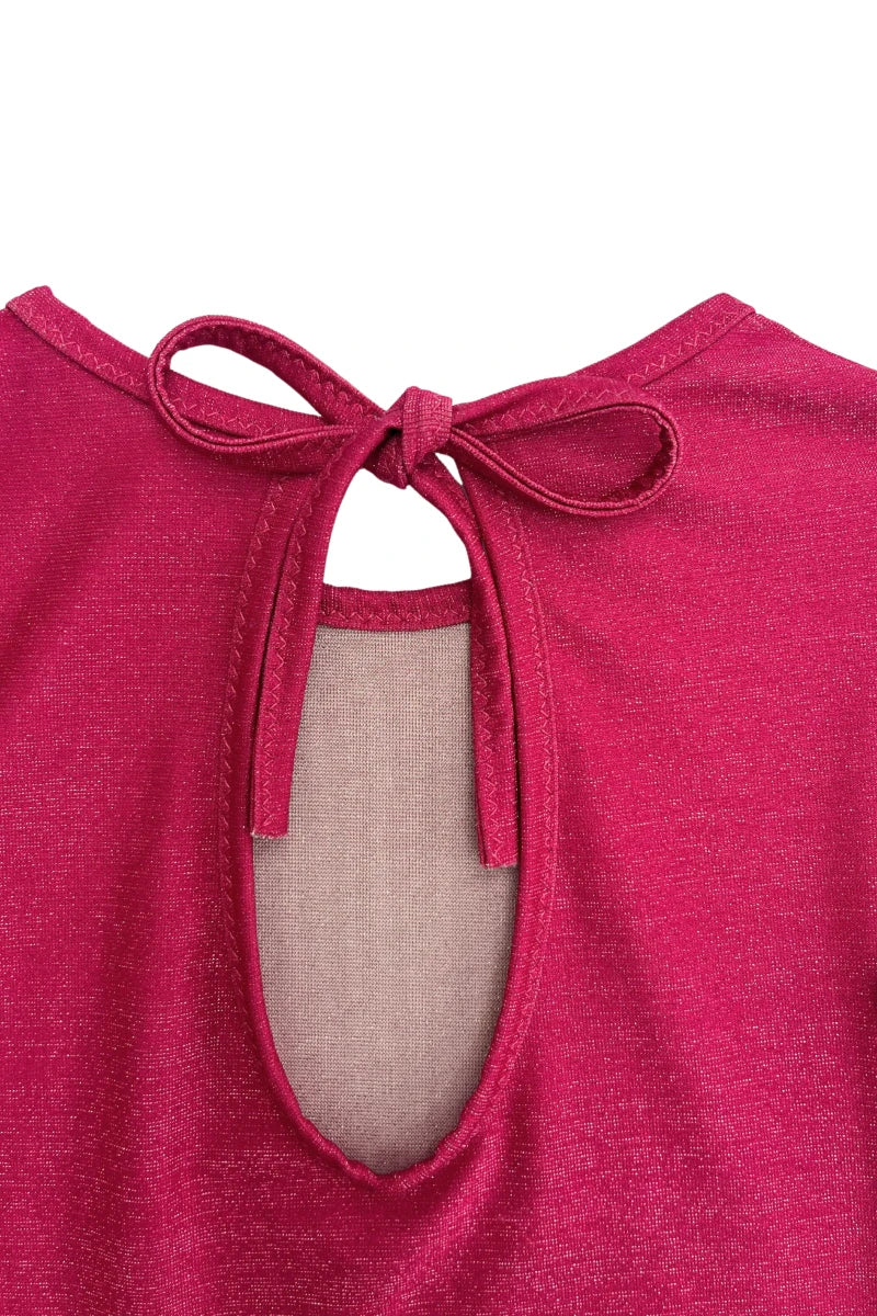 Maillot de bain Alba framboise en matières recyclées - Image 6
