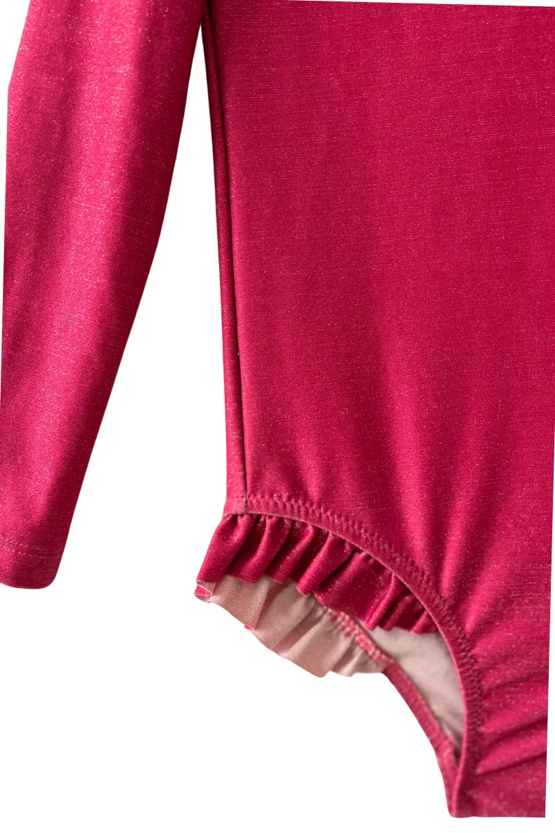 Maillot de bain Alba framboise en matières recyclées - Image 7