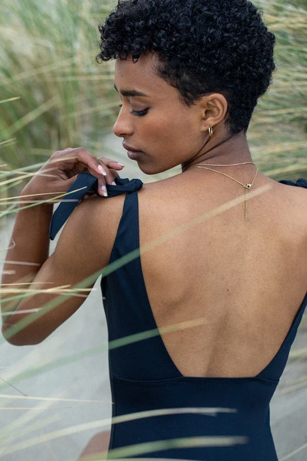 Maillot de bain une pièce noir - Egée - Image 4