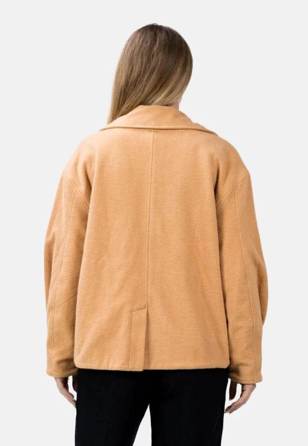 Manteau cocoon camel - Malmö MMX - Image 13