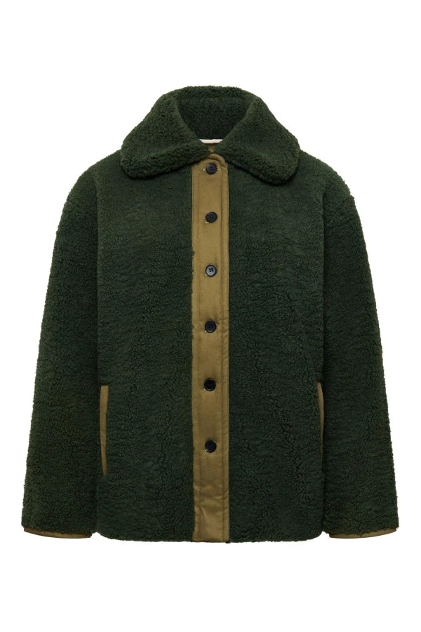 Manteau en polaire recyclée PET Ivy vert - Lexi - Image 3