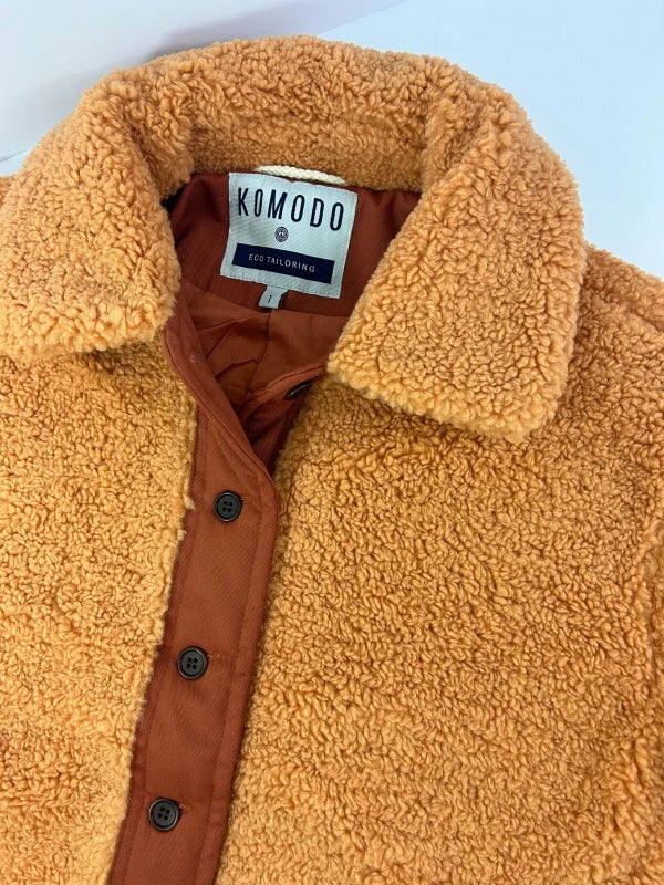 Manteau en polaire recyclée PET Orange - Lexi - Image 2