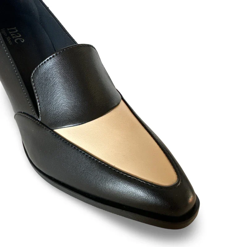 Mocassin à talon  végan - JULIA Black - Image 8