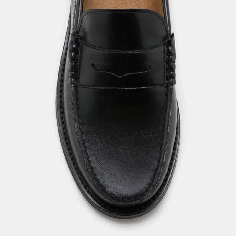 Mocassins véganes unisexes - Braga noir - Image 4