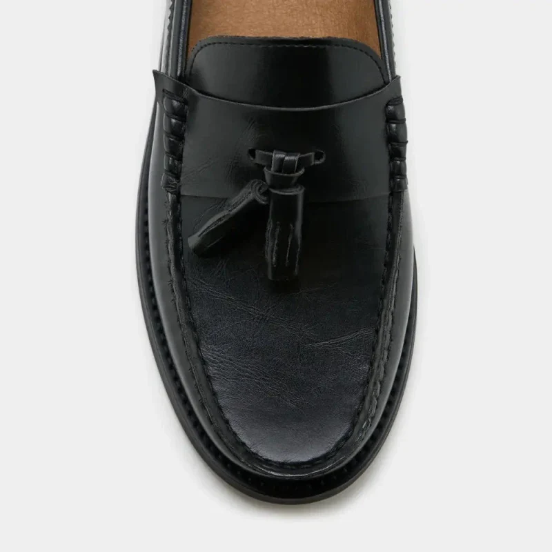 Mocassins véganes unisexes - Minho noir - Image 3