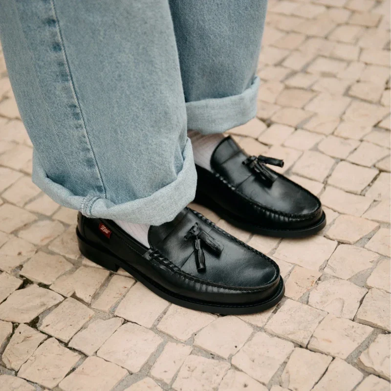 Mocassins véganes unisexes - Minho noir - Image 6