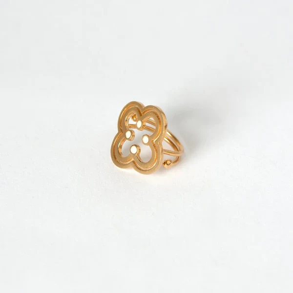 Bague ajustable Sursock dorée - Image 2