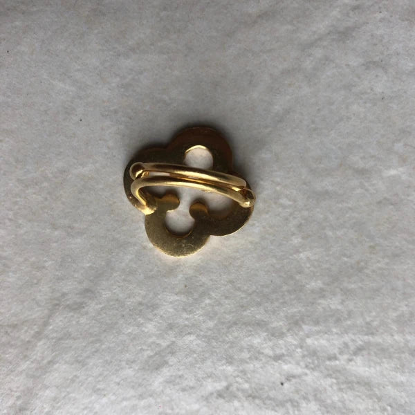 Bague ajustable Sursock dorée - Image 6
