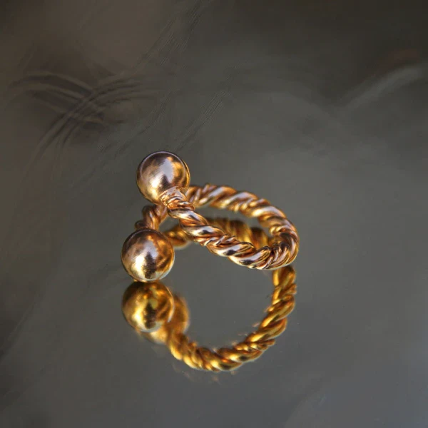 Bague Tresse ajustable - Image 2