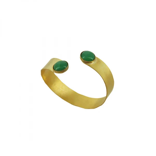 Bracelet Manchette fine pierres semi-précieuses I Bacchus - Image 7