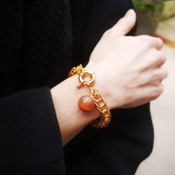 Bracelet Cham avec pierre semi-précieuse I Plusieurs coloris - Image 14