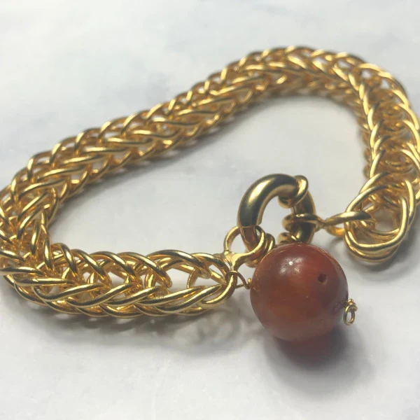 Bracelet Cham avec pierre semi-précieuse I Plusieurs coloris - Image 3