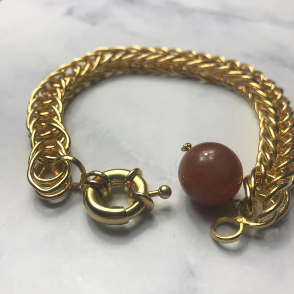Bracelet Cham avec pierre semi-précieuse I Plusieurs coloris - Image 7
