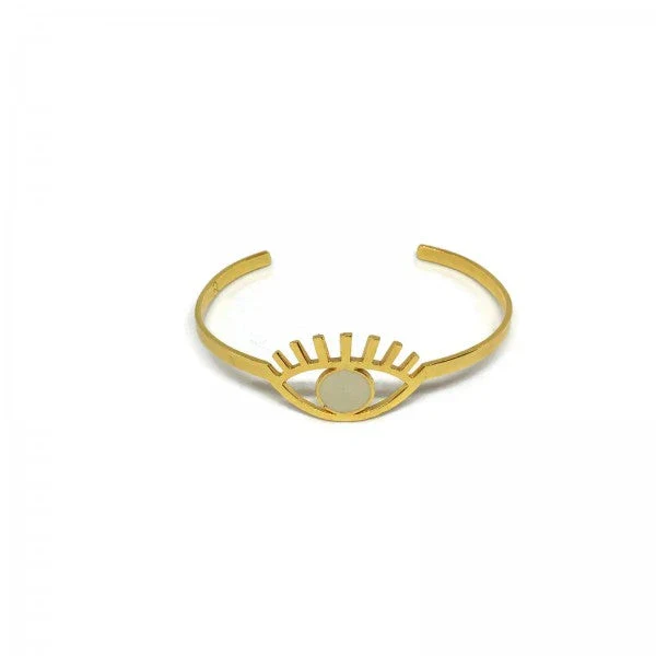 Bracelet doré ajustable oeil I Plusieurs coloris - Image 5