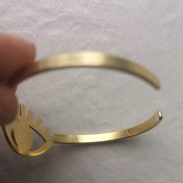 Bracelet doré ajustable oeil I Plusieurs coloris - Image 7
