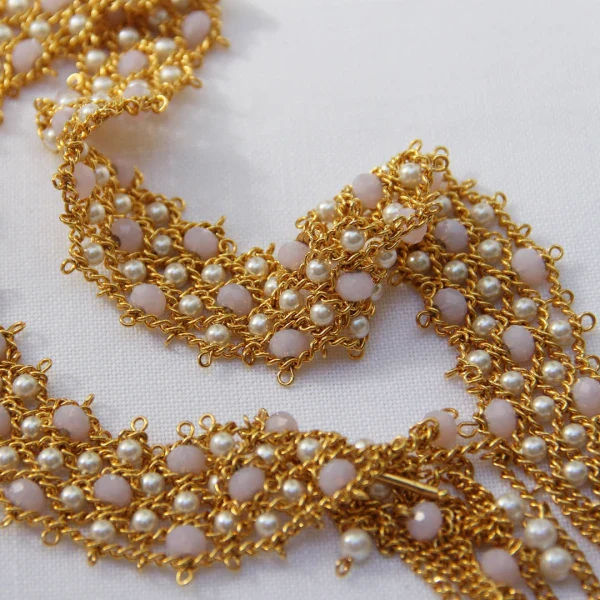 Collier cravate à perles d'eau Chaines & Co - Image 9