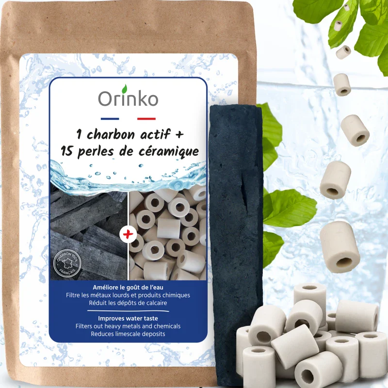 Pack 1 charbon actif 100% français et 15 perles de céramique - Image 8