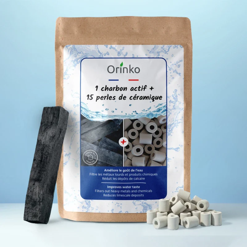 Pack 1 charbon actif 100% français et 15 perles de céramique - Image 9