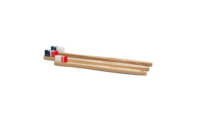 Pack de 3 brosses à dents en bois éco-responsable