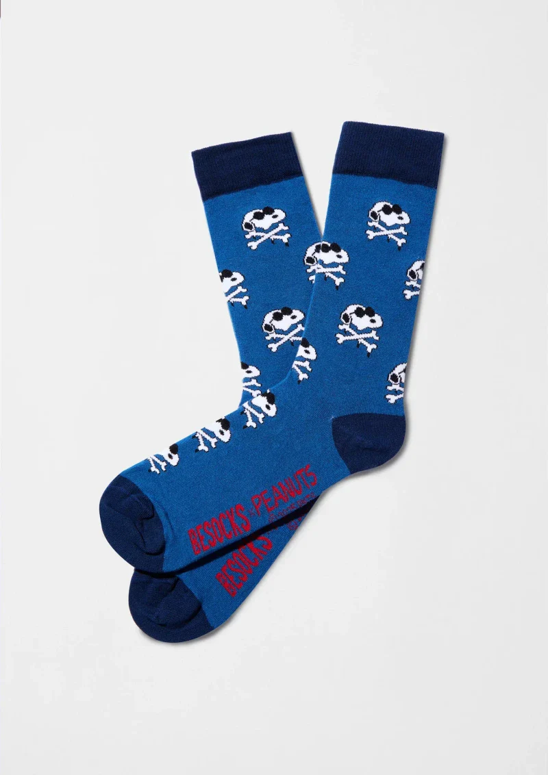 Pack de 3 chaussettes en coton - SnoopyBlue - Image 3