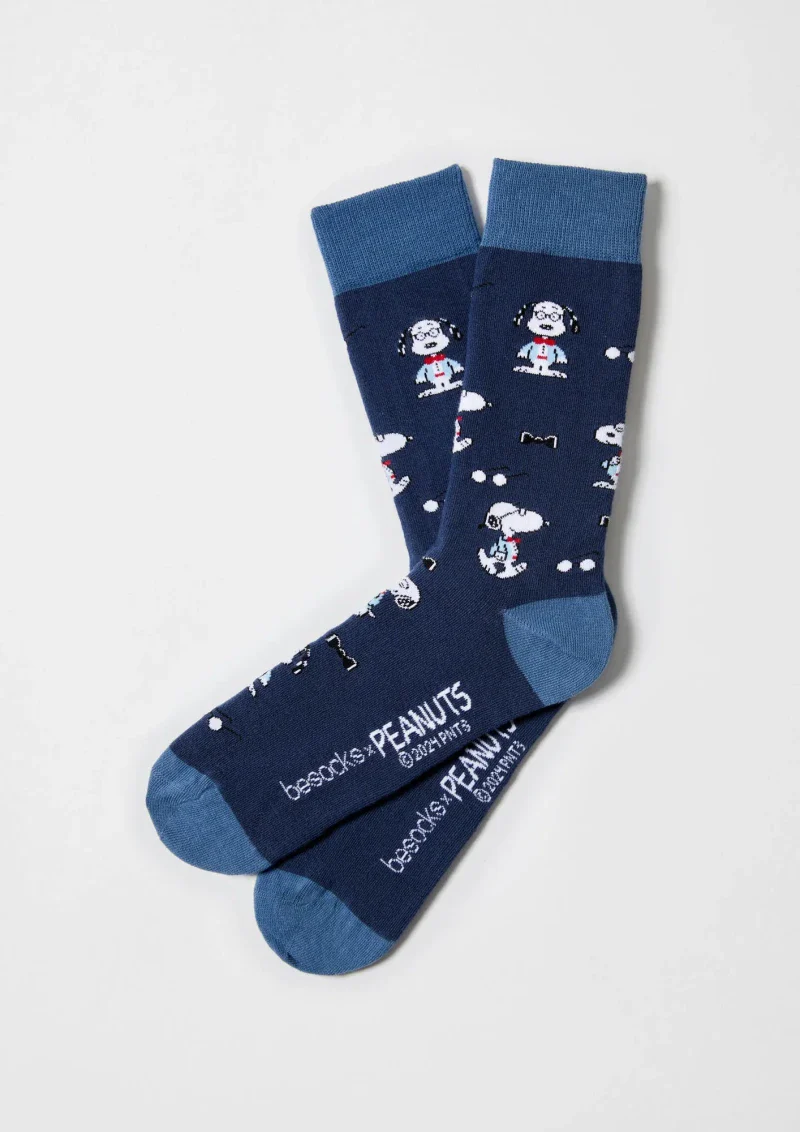 Pack de 3 chaussettes en coton - SnoopyBlue - Image 4