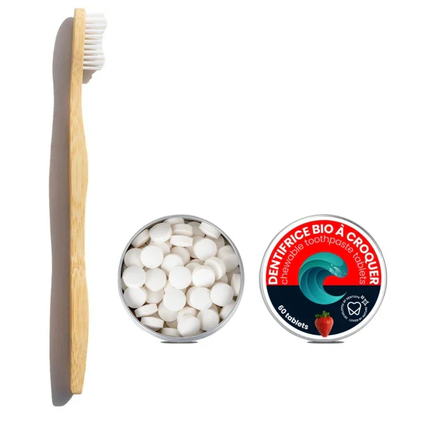 Pack - Dentifrice solide à croquer et brosse à dents en bambou - Image 3