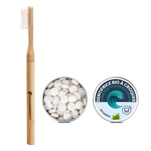 Pack - Dentifrice solide à croquer et brosse à dents en bambou - Image 4