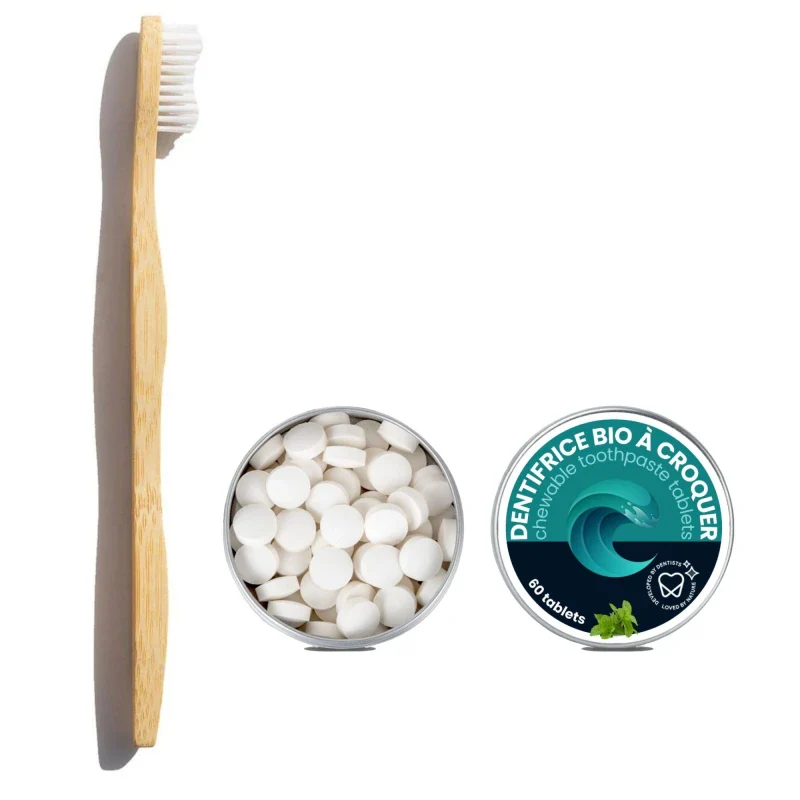 Pack - Dentifrice solide à croquer et brosse à dents en bambou - Image 6