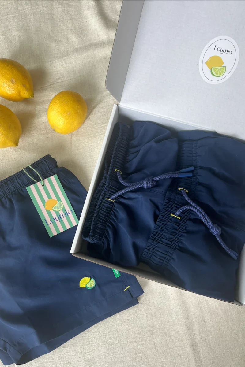 Pack maillots de bain Père/Fils - Orso Deep Blue - Image 2