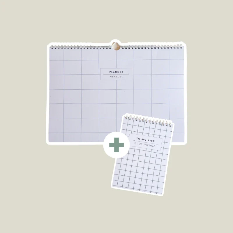 Pack planner mensuel + to-do liste non datés - Image 3