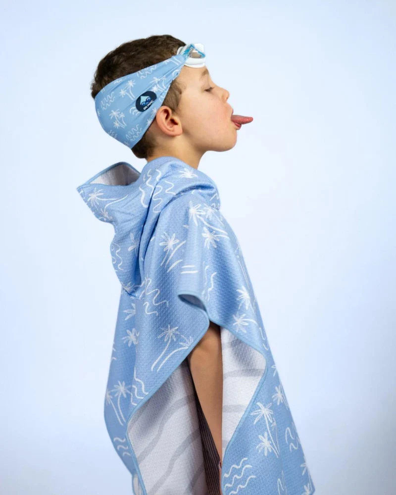 Pack de poncho enfant et lunettes de piscine Waterplops - Lou - Image 3
