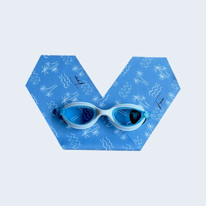 Pack de poncho enfant et lunettes de piscine Waterplops - Lou - Image 4