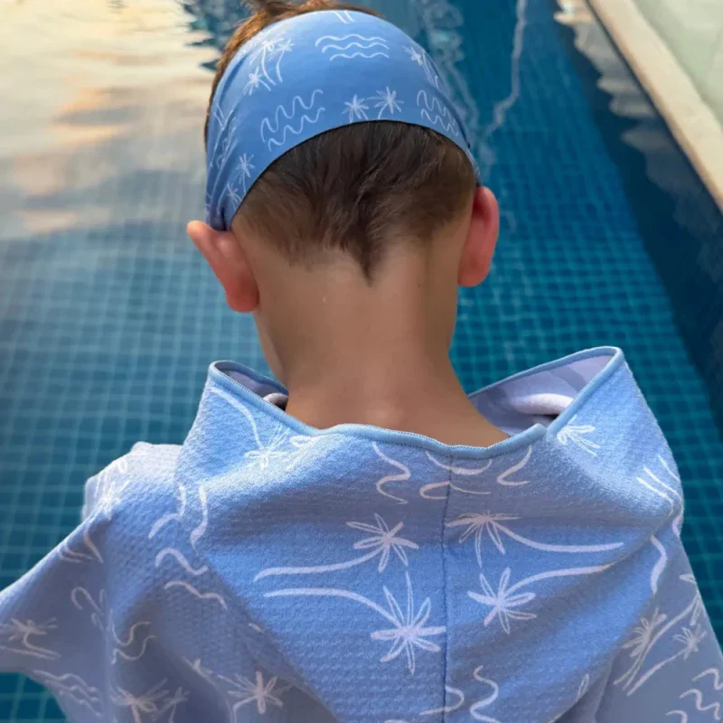 Pack de poncho enfant et lunettes de piscine Waterplops - Lou - Image 7