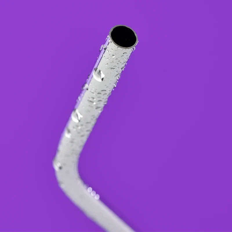 Paille courbée en acier inoxydable - Image 8