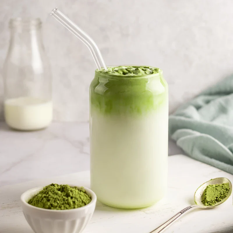 Paille courbée en verre en vrac - Image 4