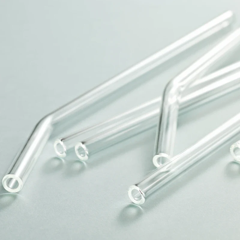 Paille courbée en verre en vrac - Image 7