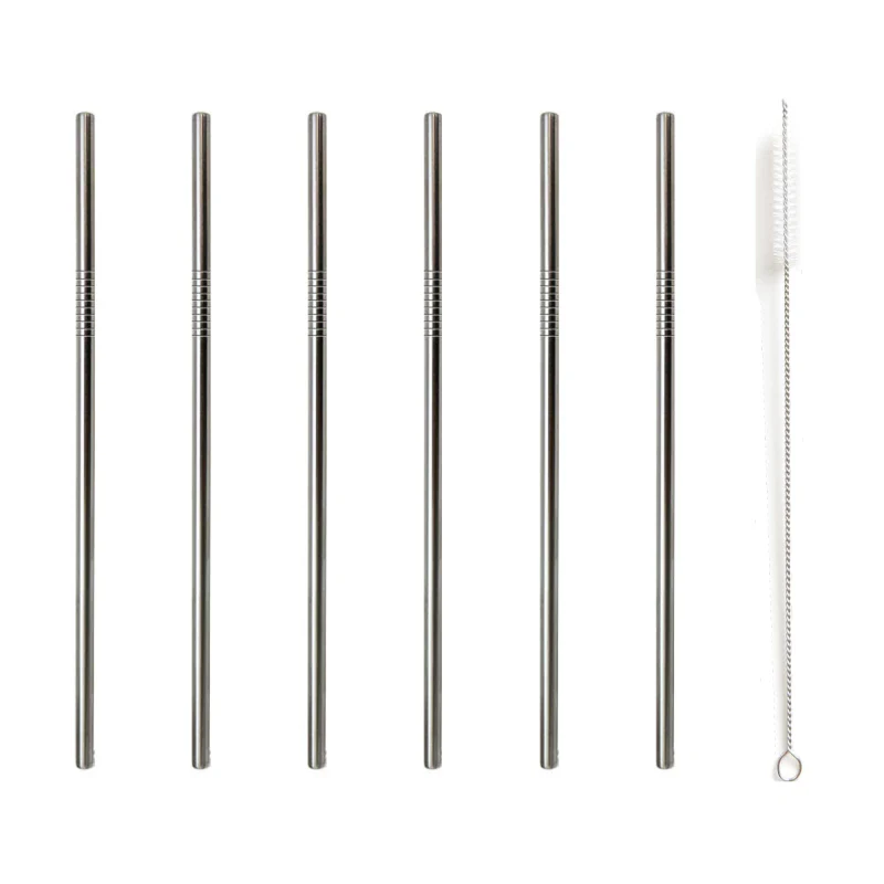 Paille droite en acier inoxydable - Image 3