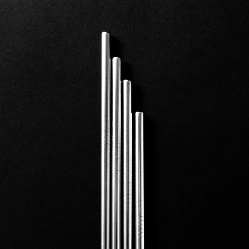 Paille droite en acier inoxydable - Image 7