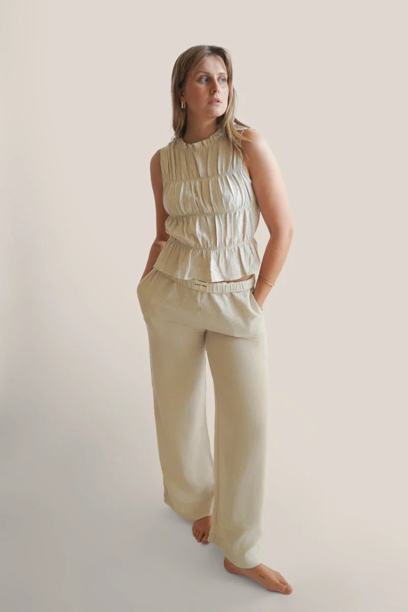 Pantalon de plage Beige - Anna - Image 10