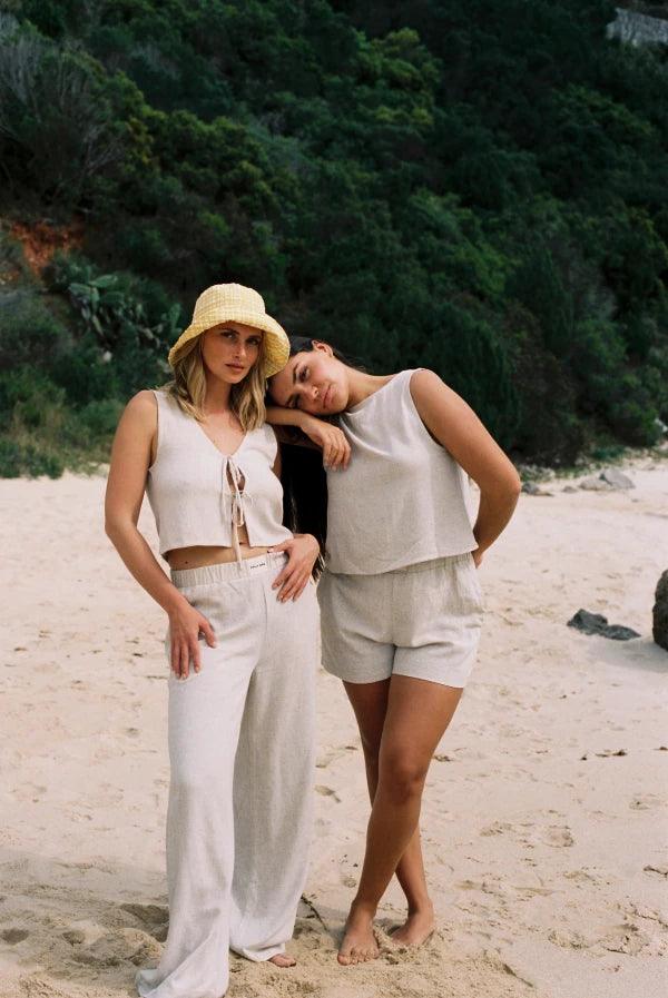 Pantalon de plage Beige - Anna - Image 9